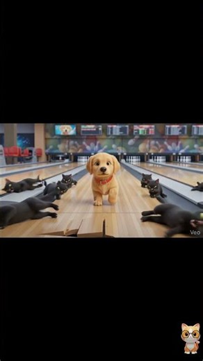 Cat story - bowling ball: Milo's Epic Strike and Sneeze