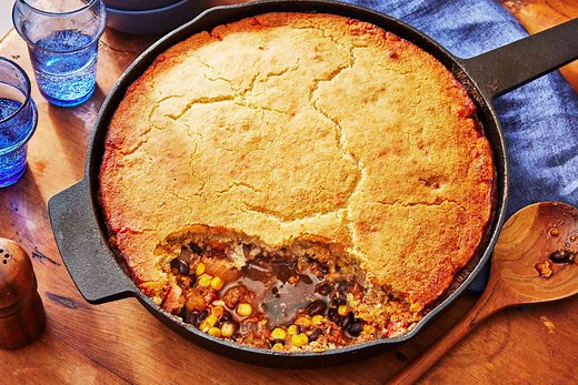 Cornbread Cowboy Casserole Is A Delicious New Reason To Break Out The Skillet