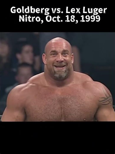 Goldberg vs. Lex Luger 🔥 Full Match Highlights | WCW Nitro Oct 18 1999 #Shorts