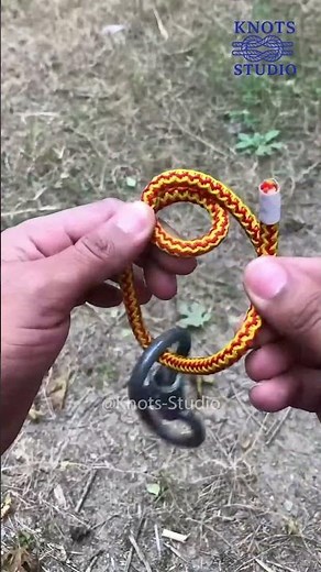 Great Super Simple Ring knot #knottutorial #rope