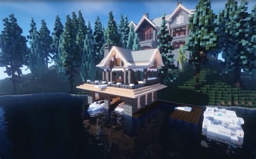 【我的世界】【Keralis】Minecraft - Lake House