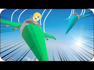 GUERRA DE AVIONES HUMAN FALL!! COMO VOLAR EN HUMAN FALL FLAT WORKSHOP CON BEBE VITA TUTORIAL
