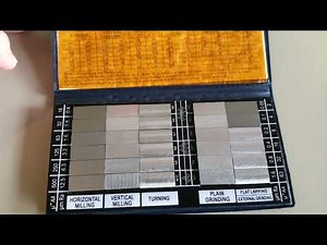 แผ่นเทียบความเรียบผิว Surface roughness comparator