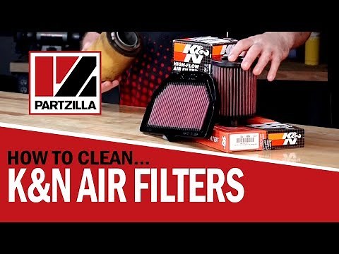 How to Clean a K&N Air Filter | Cleaning a Reusable Air Filter | Partzilla.com