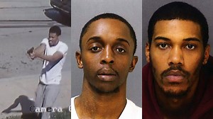 Police arrested two men accused of gunning down a Chester man and later fleeing from a pursuing officer who had survived a shooting two years prior. Full story HERE: http://on.nbc10.com/Rmzh8QH | NBC10 Philadelphia