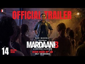 Mardaani 3 | Official Trailer | Rani Mukerji | Abhiraj Minawala | Releasing 30 Jan 2026