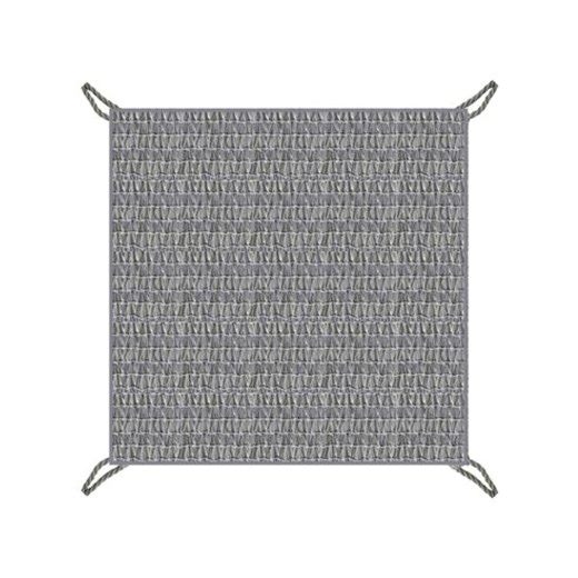 Coolaroo 3m Square Riverstone Ready-To-Hang Shade Sail