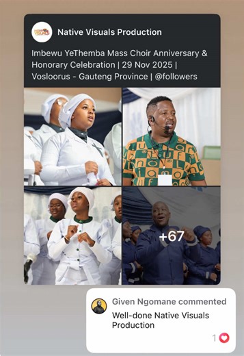 Thank You for Supporting Native Visuals Production