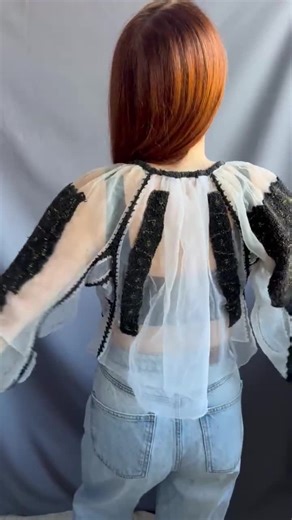 Vintage Romanian Blouse | Heavy Embroidered Handmade Ethnic Top | Light & Airy Boho Peasant Shirt | Antique Folk Clothing - Etsy