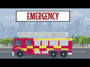000 Emergency Services Song |children's song| hey dee ho | safety song