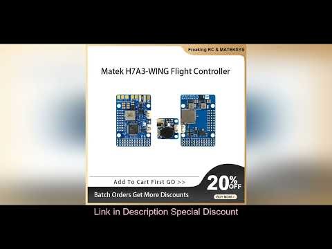 MATEK Mateksys Flight Controller H7A3-WING for RC FPV Airplane Fixed Wing instead H743 WING