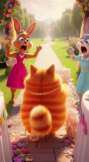 What Happens When a Mischievous Cat Steals Your Wedding CAKE | Funny AI Cat Cartoon #Shorts #viral