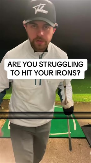 If you’re struggling with your irons try this posture and swing feel! #golf #golftiktok #golfing #golfforbeginners #golftechnique