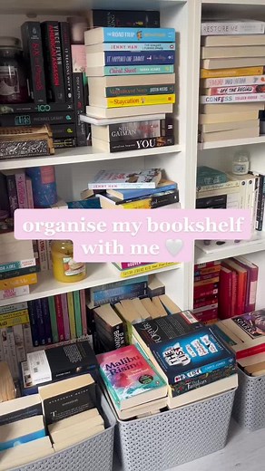 dont ask me how long this took #booktok #books #bookshelf #organisation #reader #bookish #tjr #coho #shatterme #emilyhenry #twilight #fyp #fypシ