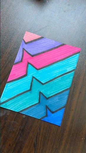 So Relaxing to Watch 😌 | Colorful Geometric Pattern Drawing | Satisfying Art