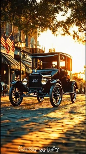 Ford Model T 🚗 America’s First Famous Car (1908) #Shorts#fordmodelt #oldcars