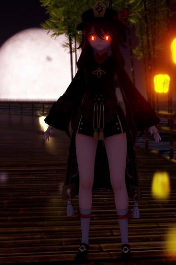 【Genshin Impact MMD/60FPS】Hu Tao idle(MMD MOTION DL)
