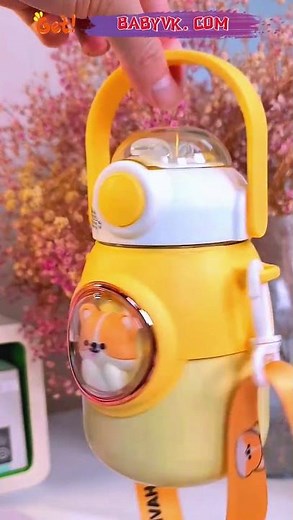 Kids Insulated Water Bottle with Straw – Easy to Carry, Totally Leakproof #ParentingHacks