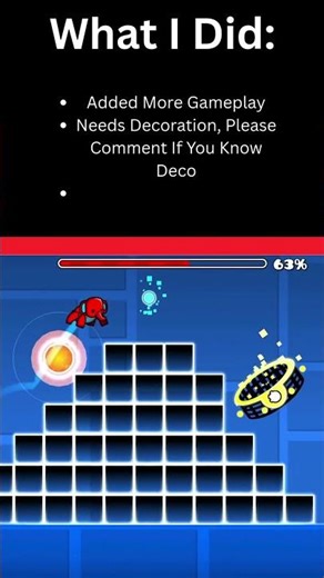 Day 2 Of Making A GD Level #geometrydash #leveldesign #gd