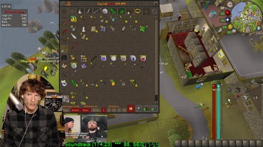 OSRS IM, Tick manipulating teaks until 87 wc