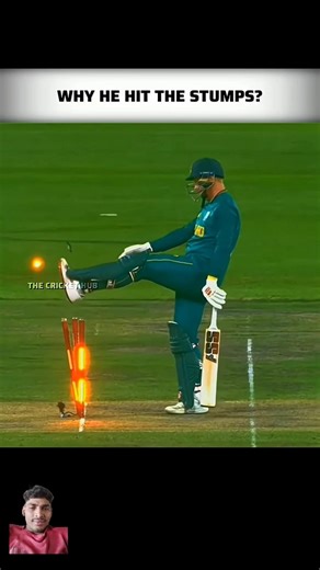 somthing is happened why the classen has hit stumps #cricket #stump #classen #shorts #sat20 #vspak