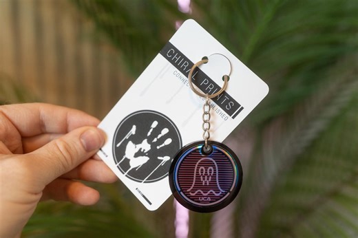 Death Stranding Holographic Keychain - Neon BT Warning Sign - Etsy