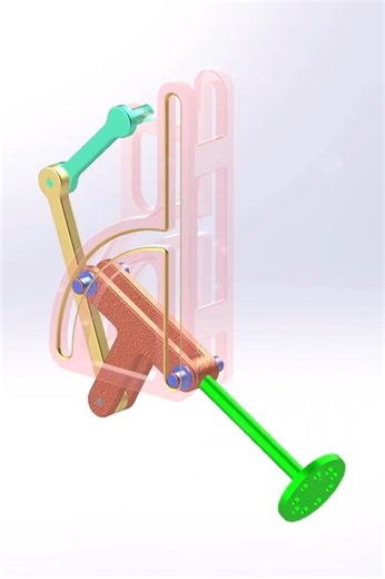 Mechanical Movement | Linkage Motion System ⚙️ #shorts