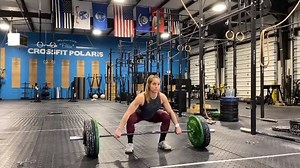 Three-time CrossFit Games athlete and box owner Kristi Eramo O'Connell: Last workout at CrossFit Polaris for a while 😿 .... wanted to end on a good note👊. This is the heaviest snatch I’ve hit in almost exactly 3 years at 180 and 5lbs under my all time best💥💥💥 I love this place and I can tell you 110% why. I love it because of the community. The gym is cool and I love the bright blue color of the walls and that the garage doors open but it’s not the same without all my CFP fam. Looking forwa