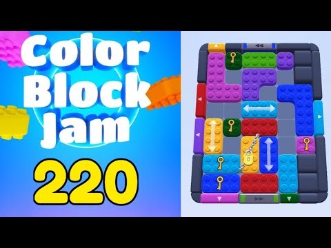 Color Block Jam Level 220 Solution Walkthrough