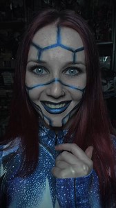 💙Cyborg Love🖤 #stayrotn #goth #cyborg #blue | Carrie Cannibal