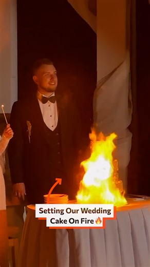 1.1M views · 1.8K reactions | Setting our wedding cake on fire  | Twisted | Facebook