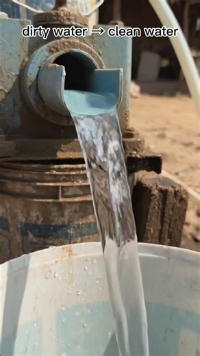Dirty Water Turns Crystal Clear 😳💧 | Real Filter Magic