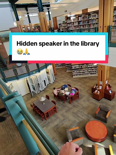Hidden Speaker Prank in the Library
