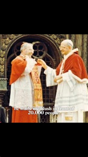 Ioannes Paulus I on Instagram: "In 1972, Pope Paul VI visited Patriarch Albino Luciani in Venice. It was remembered as a significant encounter between then-Pope and the future Pope John Paul I. Pope Paul VI placed his papal stole on Luciani's shoulders, a gesture of respect that highlighted the patriarch's humility. 🤍❤️ #catholic #pope #popejohnpauli #albinoluciani #papaluciani #giovannipaoloi #beatogiovannipaoloprimo #blessedjohnpauli #popepaulvi #stpaulvi #papapaolovi #venice #humilitas"