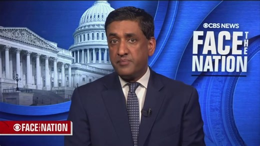 When asked about 15 images being pulled down from the Justice Department's Epstein files website, including a photo of a drawer with a picture of President Trump, Rep. Ro Khanna (D-CA) says, “I am less concerned about that photo.” “I don't know the facts. My concern is the major documents that we know are out there that haven't been released,” Khanna says. | Face The Nation