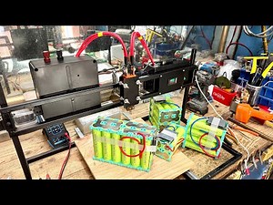 Make your own awesome battery packing machine from available materials!