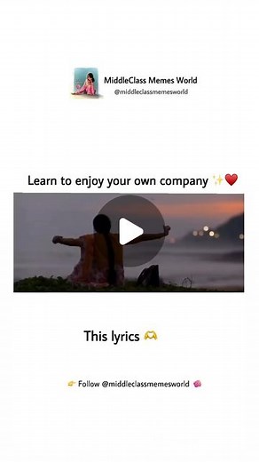MiddleClass Memes World on Instagram: "Be your own happiness….😇♥️ . . . . 👉Follow @middleclass_memes_world if you like the content 😇 #sleflove #beyourownhappiness #happysoul #girlmemer #girlmemertelugu #telugumemepage #middleclassmemesworld"