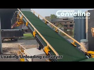 Truck Loading Unloading Conveyor System