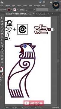 Merging 3 Famous Logos into One | Creative Logo Design in Adobe Illustrator #art #drawing #painting