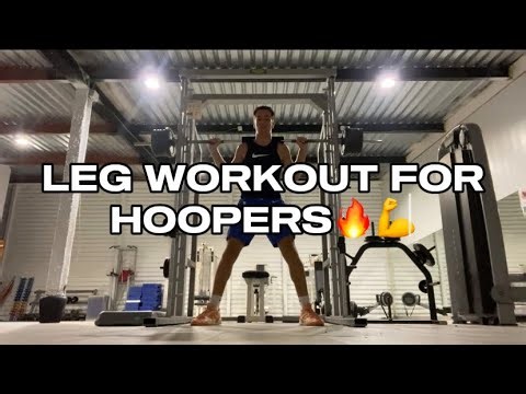 Leg Workout for Basketball Players 🏀💥 Increase Your Vertical & Strength Fast!