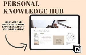 Knowledge Hub Notion Dashboard | All-in-one Digital Brain | Personal Knowledge Management System - Etsy Canada