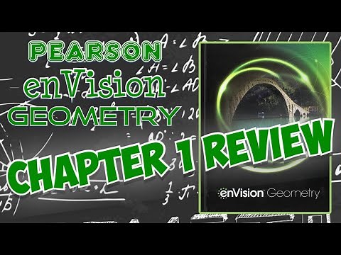 Geometry Chapter 1 Review for Pearson enVision Common Core 2018 (Topic 1: Foundations of Geometry)