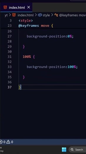 Trippy Moving Gradient Using CSS #coding #webdesign