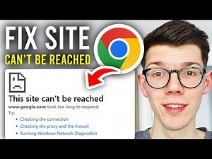 How To Fix This Site Can't Be Reached In Google Chrome - Step By Step