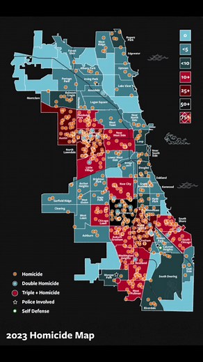 Chicago crime map #chicagopd #chicagotiktok #englewood #austin #lawndale