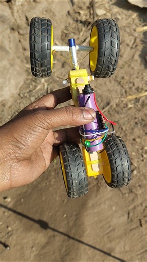 Making a Fully Functional Wireless RC Car! (Forward, Backward, Left, Right) #Shorts #RCCar #DIY