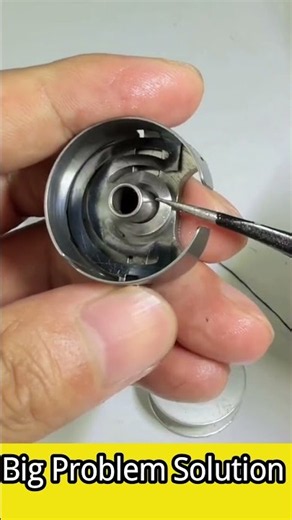Sewing Machine Bobbin Case Setting | Easy Threading Trick #Shorts