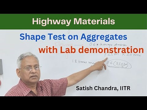 shape test on aggregates, Combined Flakiness Elongation Index Test details with examples