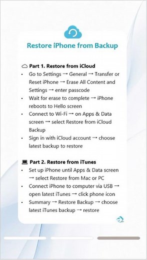 Already Set Up Your iPhone? Restore Your Backup Anyway!#iphonetips #icloud #itunes