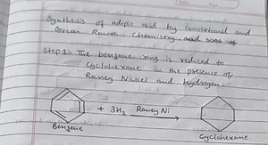 Butts.Pope\qquadSynthesis of adipic acid by convertional and... | Filo